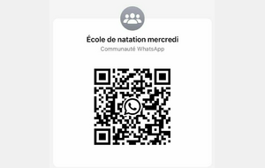 Qr Code pour rejoindre les groupes wathsApp de vos enfants